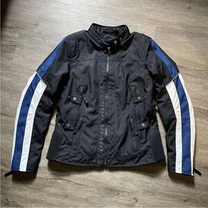 Harley-Davidson Women's Black and Blue Jacket